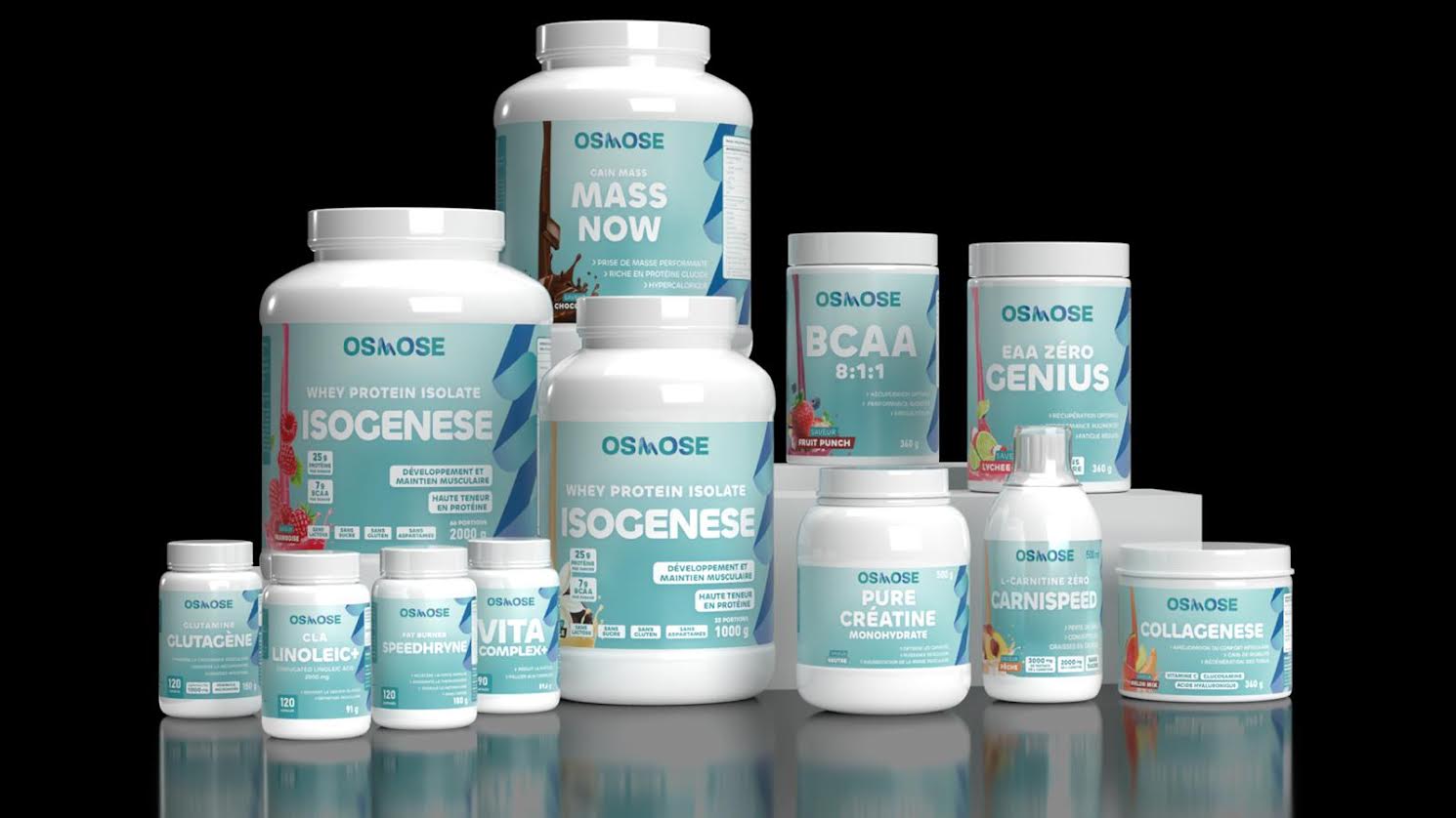 Produits de nutrition sportive Osmose